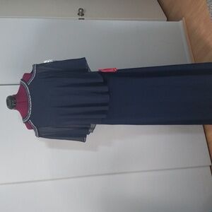 Alex Evenings Strapless Navy Dress